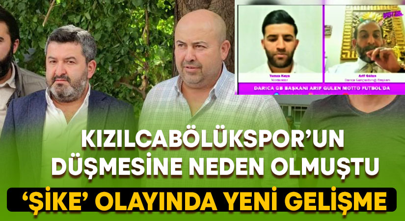 Kızılcabölükspor, Darıca Gençlerbirliği ‘şike’ olayında yeni gelişme