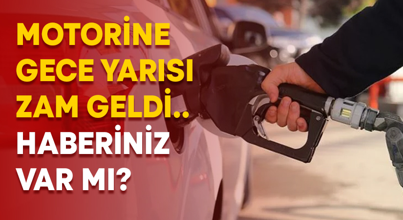 Motorine zam geldi.. Haberiniz var mı?