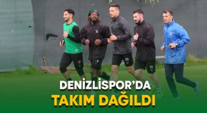 Denizlispor’da takım dağıldı