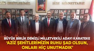 İsmail Karateke, ‘Aziz şehitlerimizin ruhu şad olsun, onları hiç unutmadık’