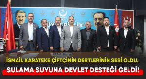 İsmail Karateke Çiftçinin Dertlerinin Sesi Oldu, Sulama Suyuna Devlet Desteği Geldi!