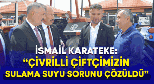 İsmail Karateke, “Çivrilli çiftçimizin sulama suyu sorunu çözüldü”