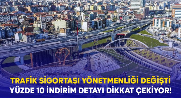 Trafik sigortası yönetmenliği değişti.. Yüzde 10 indirim detayı dikkat çekiyor!