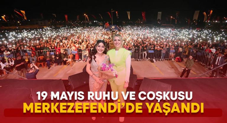 19 Mayıs ruhu ve coşkusu Merkezefendi’de yaşandı