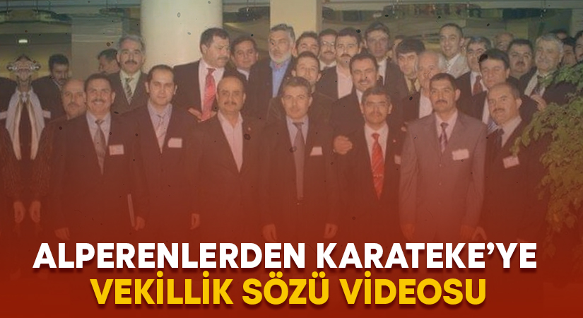 Alperenlerden Karateke’ye vekillik sözü videosu