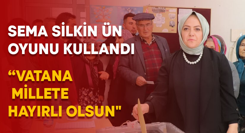 Denizli Milletvekili Adayı Sema Silkin Ün, oyunu kullandı