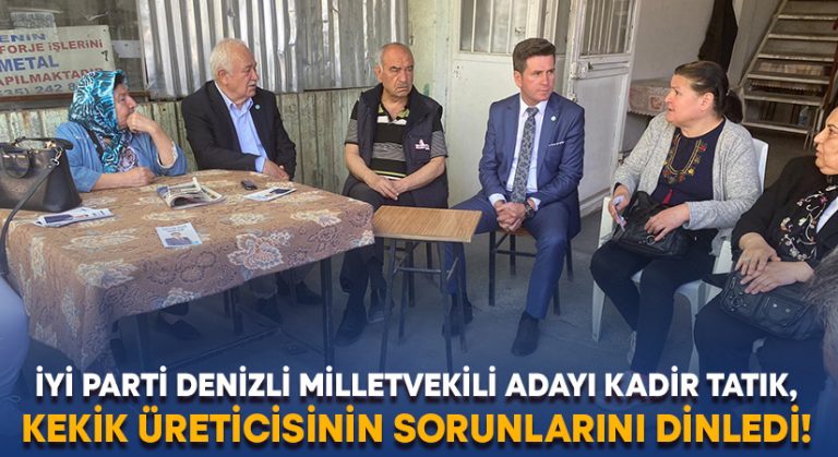 İYİ Parti Denizli Milletvekili Adayı Kadir Tatık, kekik üreticisinin sorunlarını dinledi!