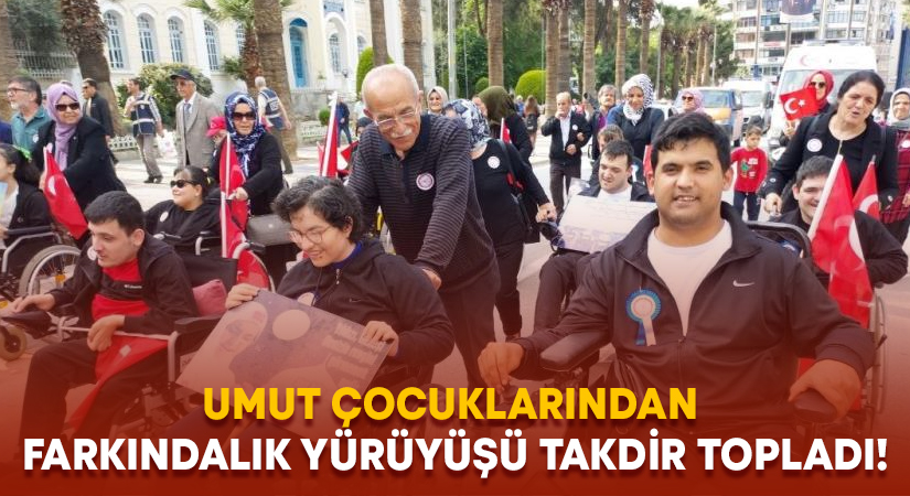 Umut çocuklarından farkındalık yürüyüşü takdir topladı!