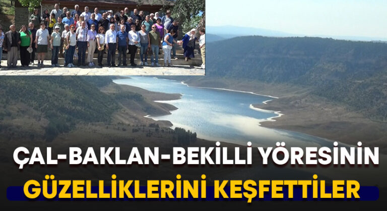 Çal-Baklan-Bekilli yöresinin güzelliklerini keşfettiler