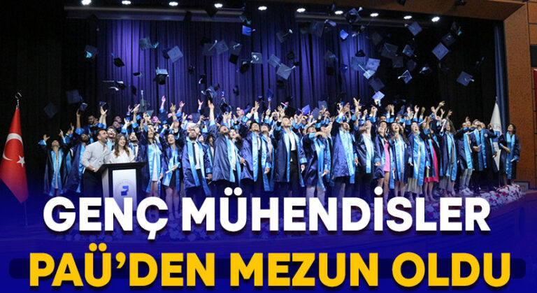 PAÜ’de genç mühendisler mezun oldu