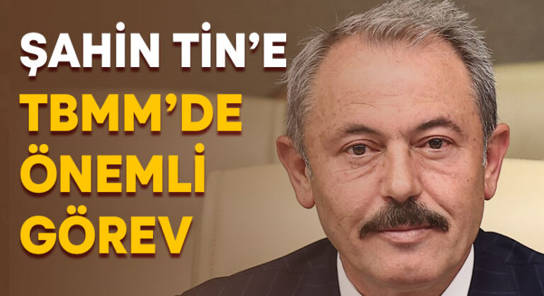 Milletvekili Şahin Tin’e önemli görev