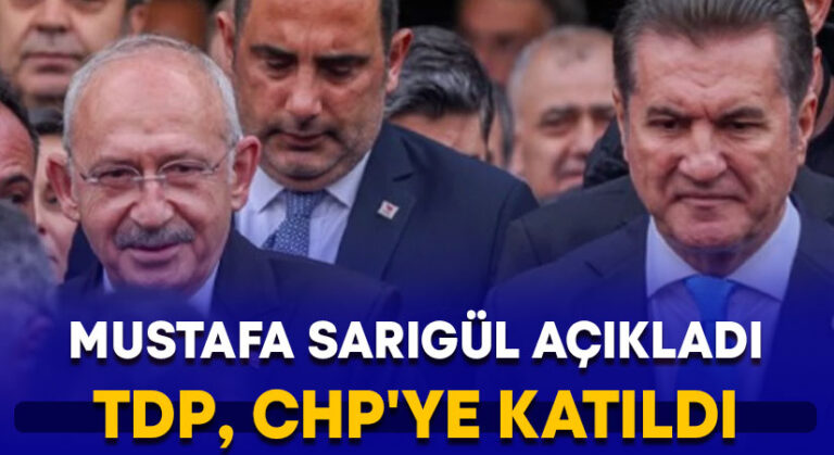 TDP, CHP’ye katıldı