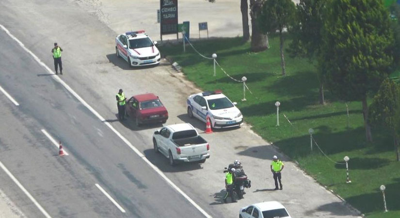 Ölümlü kazaların arttığı Denizli’de trafik havadan denetlendi