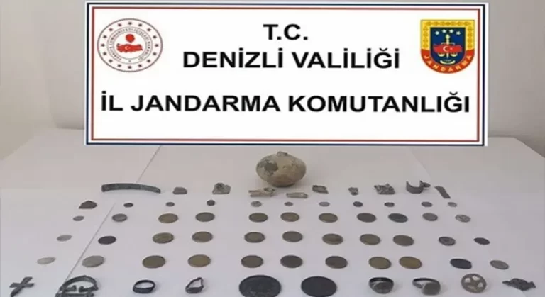 Denizli’de 212 tarihi eser ele geçirildi